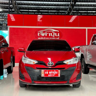 Toyota Yaris 1.2 E CVT Auto ปี 2019 รถเก๋งมือสอง เจ๊คำปุ่นยูสคาร์ รถมือสอง ราคาถูก ฟรีดาวน์ รับประกันมือสอง