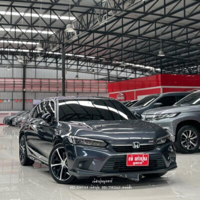 Honda Civic FE 2.0 e:HEV RS ปี 2022 รถเก๋งมือสอง เจ๊คำปุ่นยูสคาร์ รถมือสองชลบุรี ระยอง จันทบุรี สมุทรปราการ