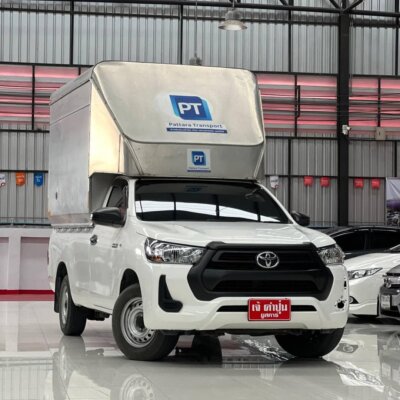 Toyota Hilux Revo 2.4 Entry AT ปี 2021 รถตอนเดียวมือสอง เจ๊คำปุ่นยูสคาร์ รถมือสองชลบุรี ระยอง จันทบุรี สมุทรปราการ