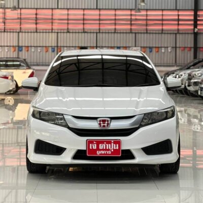 Honda city 1.5 S i-VTEC AT เบนซิน 2014 รถเก๋งมือสอง เจ๊คำปุ่นยูสคาร์ รถมือสอง ราคาถูก ฟรีดาวน์ รับประกันมือสอง