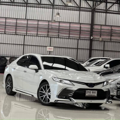 Toyota Camry Hybrid 2.5 HEV Permium ปี 2022 รถเก๋งมือสอง เจ๊คำปุ่นยูสคาร์ รถมือสองชลบุรี ระยอง จันทบุรี สมุทรปราการ