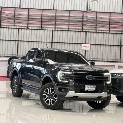 Ford Ranger Sport 2.0L 4x2 HR Double Cab 6AT 2022 รถกระบะมือสอง เจ๊คำปุ่นยูสคาร์ รถมือสองชลบุรี ระยอง จันทบุรี สมุทรปราการ