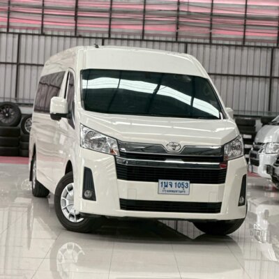 Toyota Commuter 2.8 AT ดีเซล ปี 2022 รถตู้มือสอง เจ๊คำปุ่นยูสคาร์ รถมือสองชลบุรี ระยอง จันทบุรี สมุทรปราการ