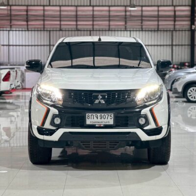 Mitsubishi Triton plus 2.4 Double Cab Athlete A/T ปี 2018 รถกระบะมือสอง เจ๊คำปุ่นยูสคาร์ รถมือสองชลบุรี ระยอง จันทบุรี สมุทรปราการ